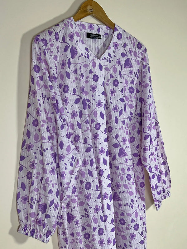 Violet Muse - Arabic Lawn Abaya HJ1631