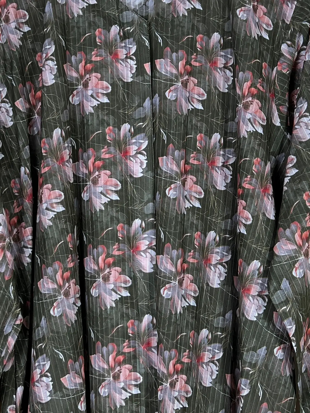 Forest Green - Arabic Lawn Abaya HJ1634