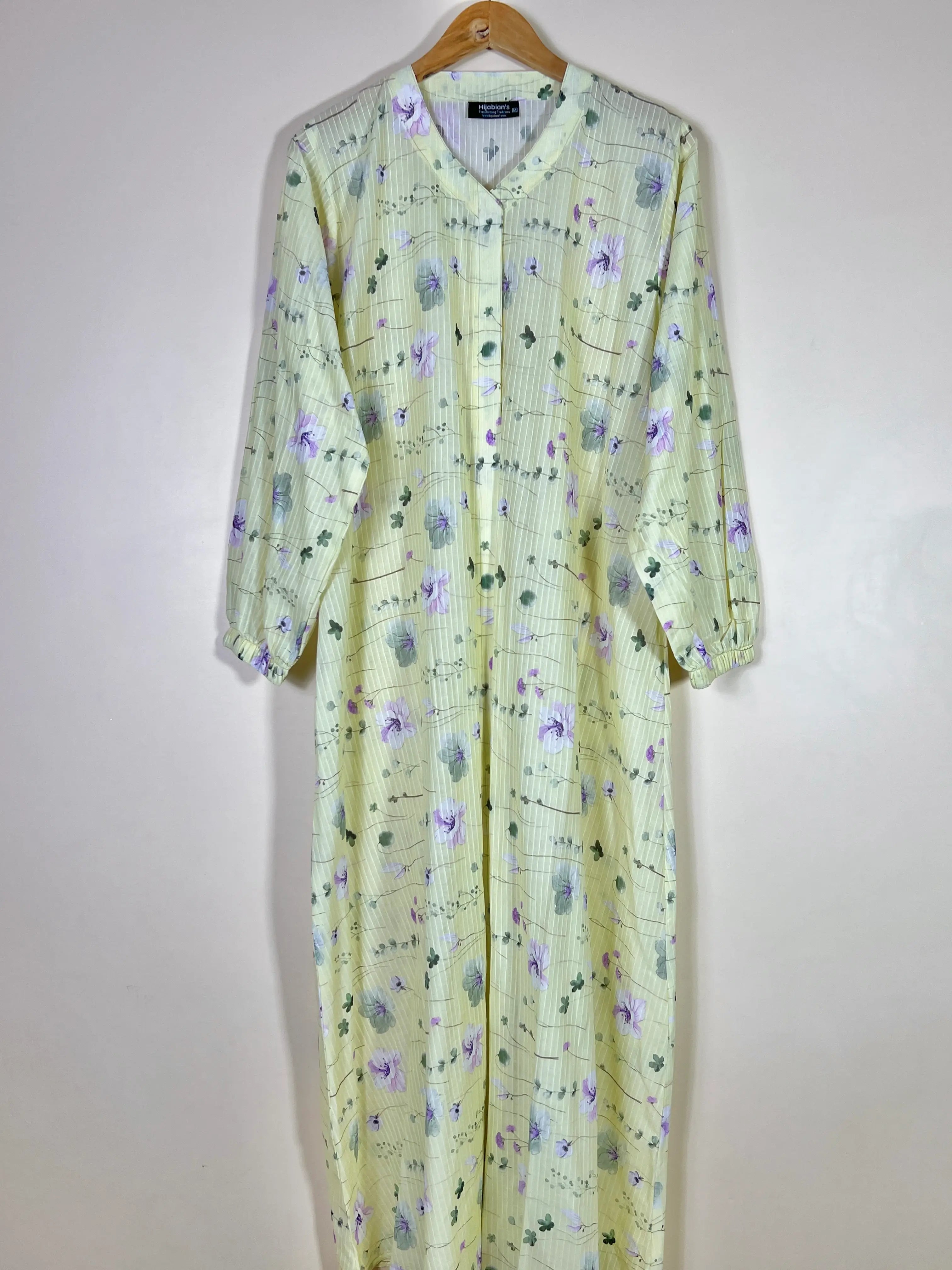 Buttercup - Arabic Lawn Abaya HJ1635 Secondary image