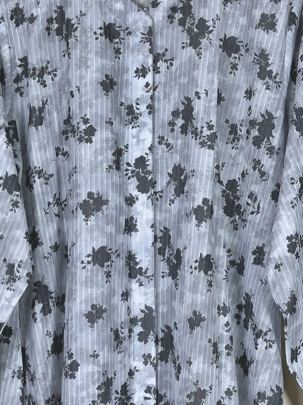 Pearl Cloud - Arabic Lawn Abaya HJ1636