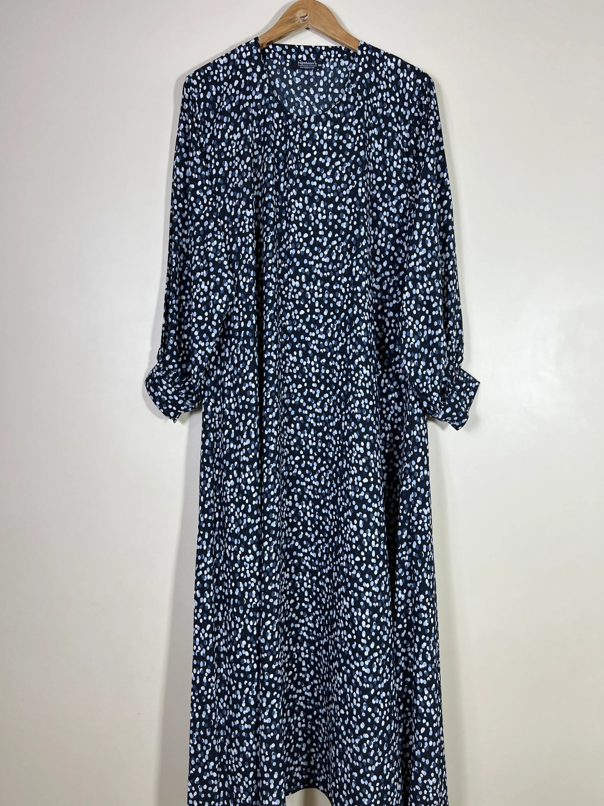 Moonlit Navy - Printed Maxi Abaya HJ1613 Main image