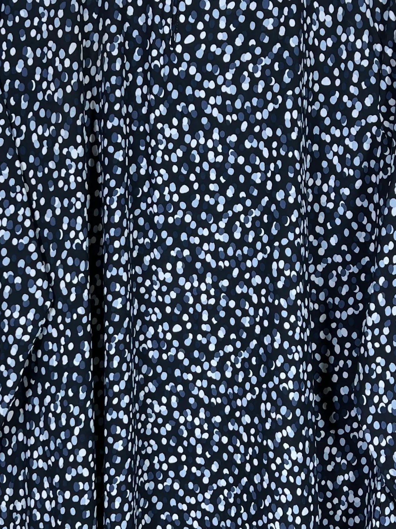 Moonlit Navy - Printed Maxi Abaya HJ1613