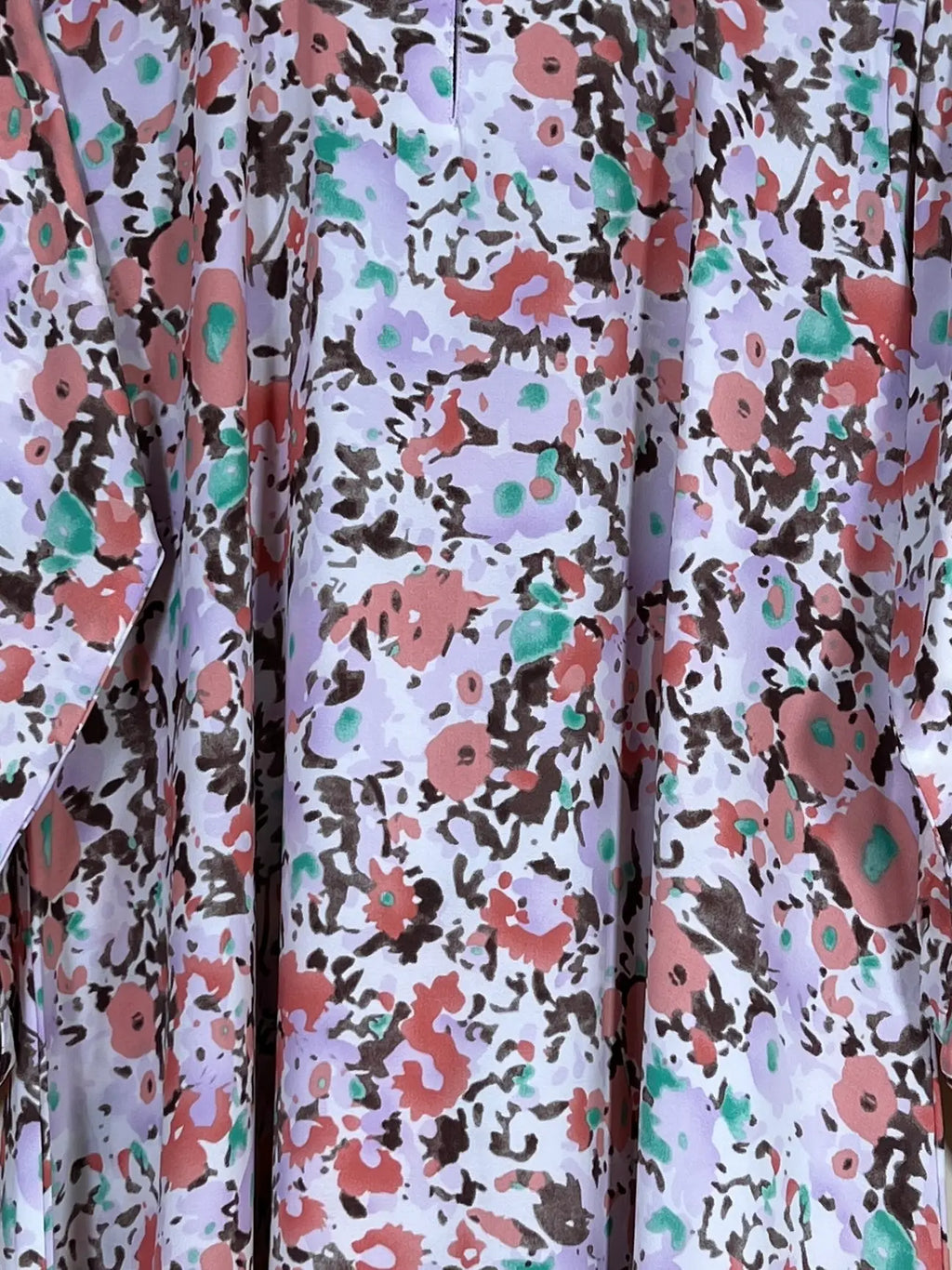 Lilac Pink - Floral Maxi Abaya HJ1614