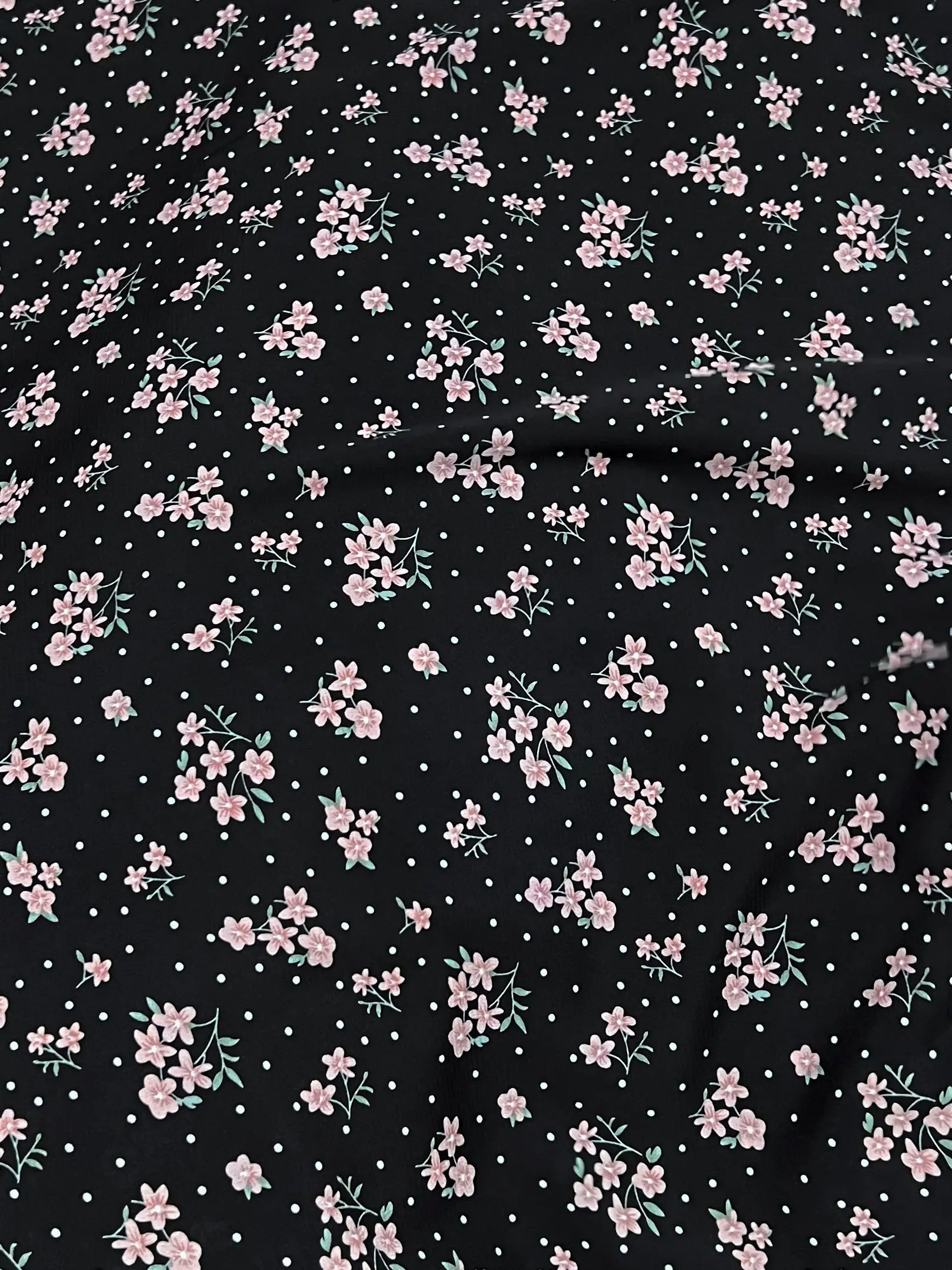 Black Floral Frill Maxi -  Blush Bloom HJ1645