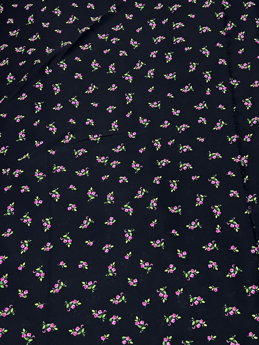 Black Floral Frill Maxi -  Lilac Charm HJ1644