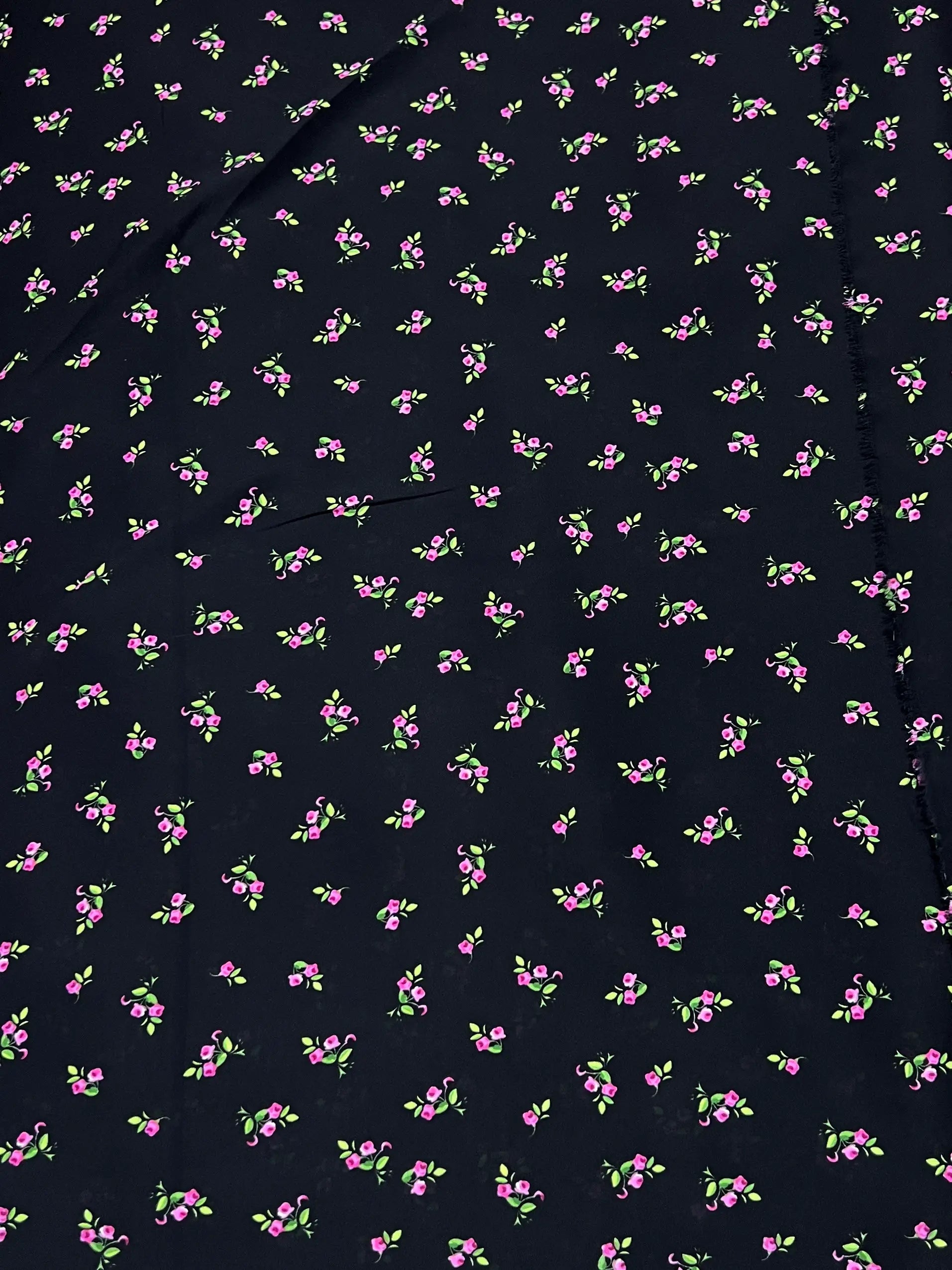 Black Floral Frill Maxi -  Lilac Charm HJ1644