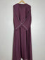 Maroon - Dori Pipen Maxi Abaya HJ0789