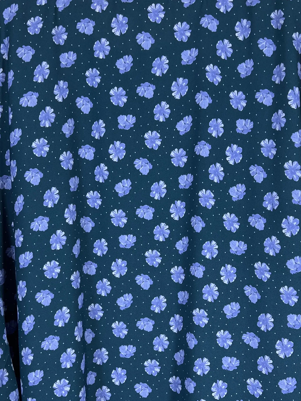 Deep Teal - Floral Maxi Abaya HJ1661