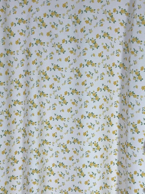 White - Floral Maxi Abaya HJ1666