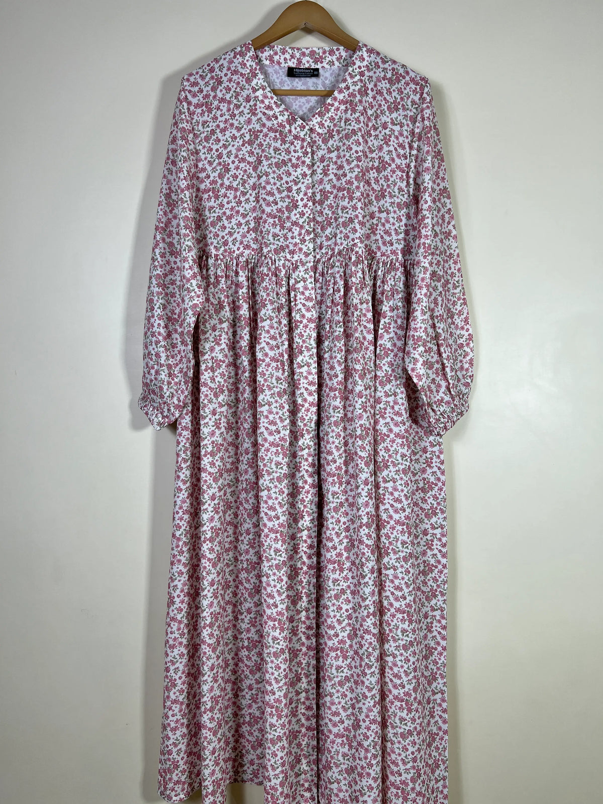 Blush - Floral Front Open Chun Abaya HJ1669 Main image