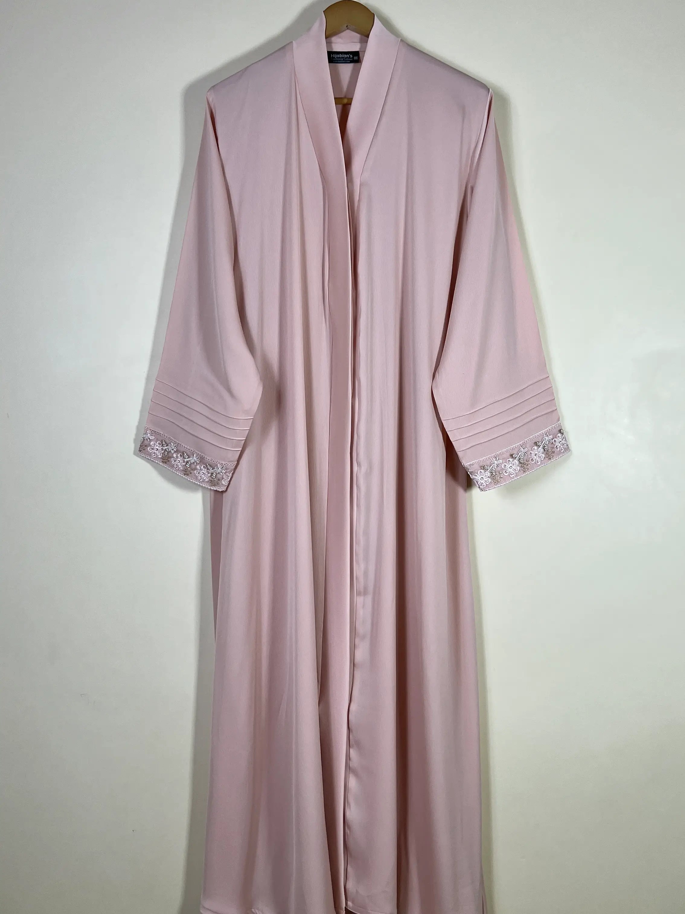 Dusty Rose - Dream Lace Abaya HJ1672 Secondary image