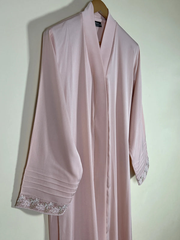 Dusty Rose - Dream Lace Abaya HJ1672