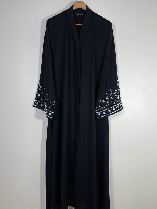 Black - Zahrat Muse Abaya HJ1678