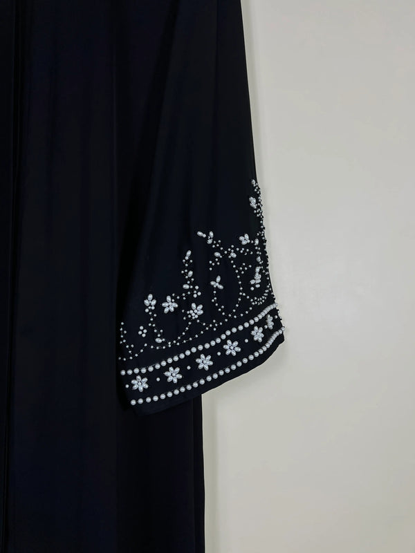 Black - Zahrat Muse Abaya HJ1678
