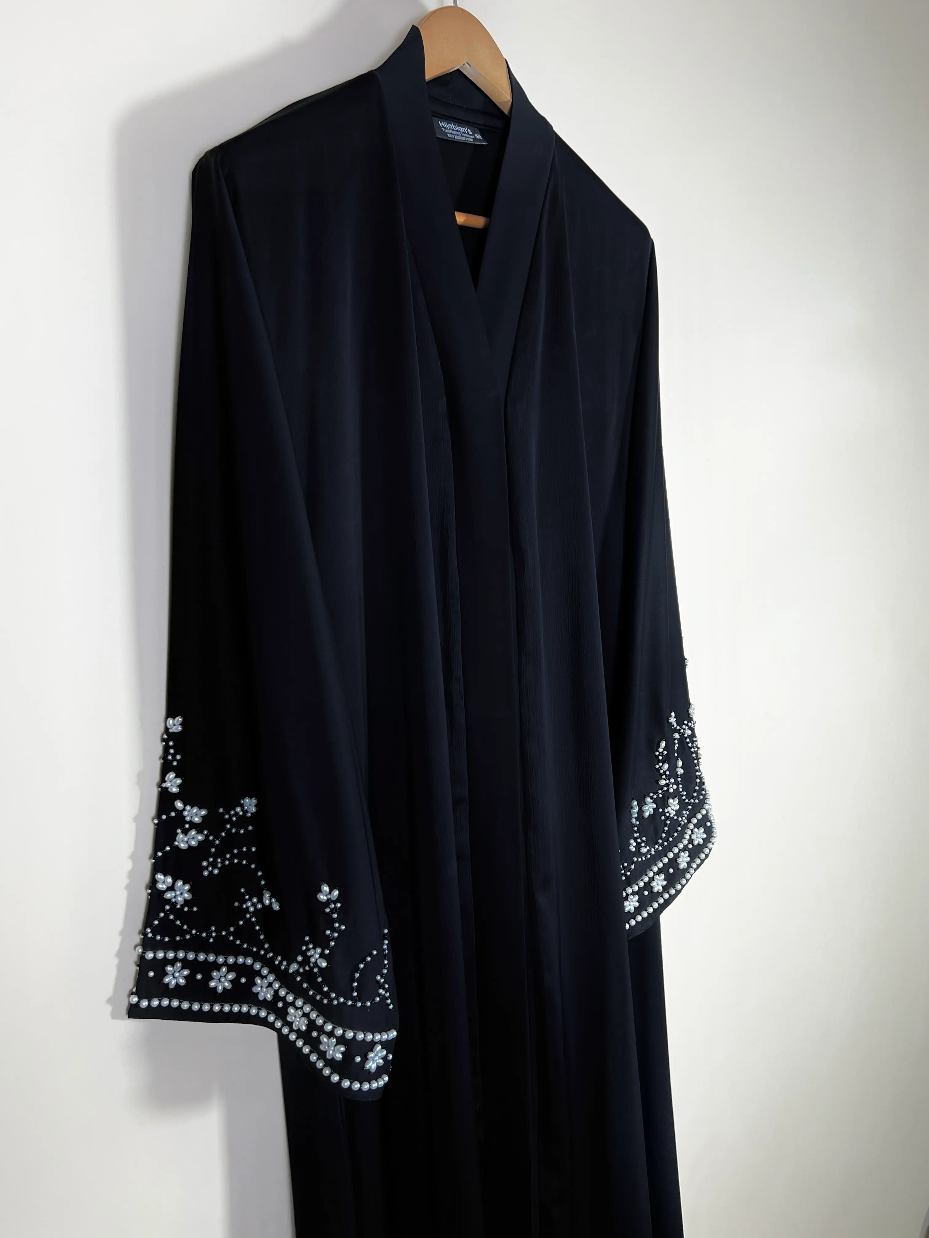 Black - Zahrat Muse Abaya HJ1678