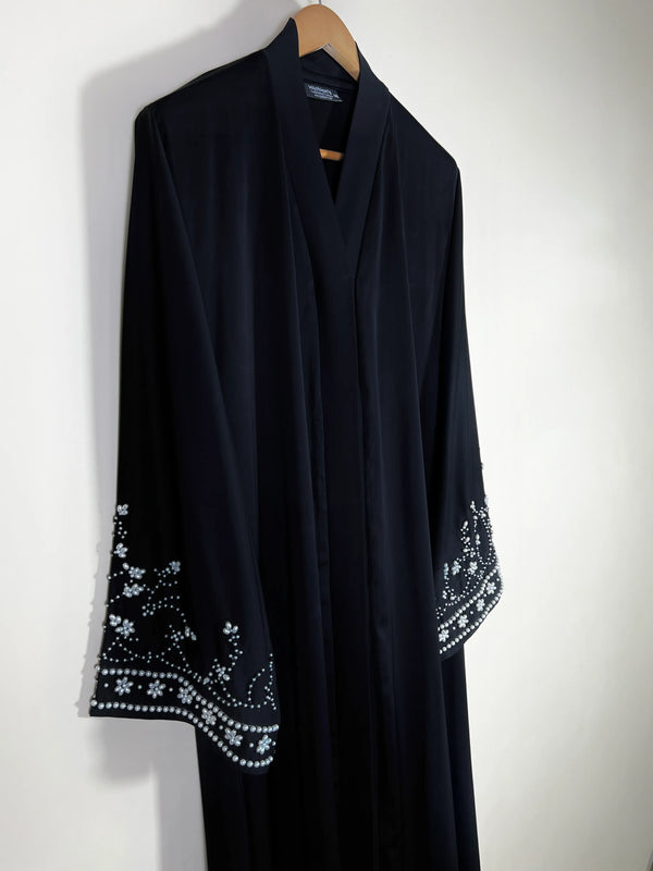 Black - Zahrat Muse Abaya HJ1678