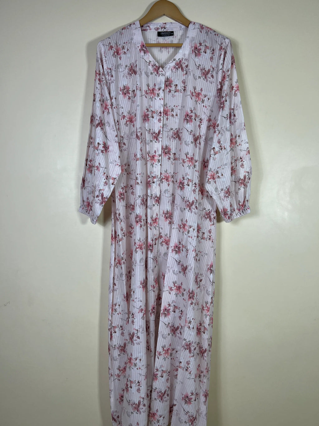 Soft Pink - Arabic Lawn Abaya HJ1683