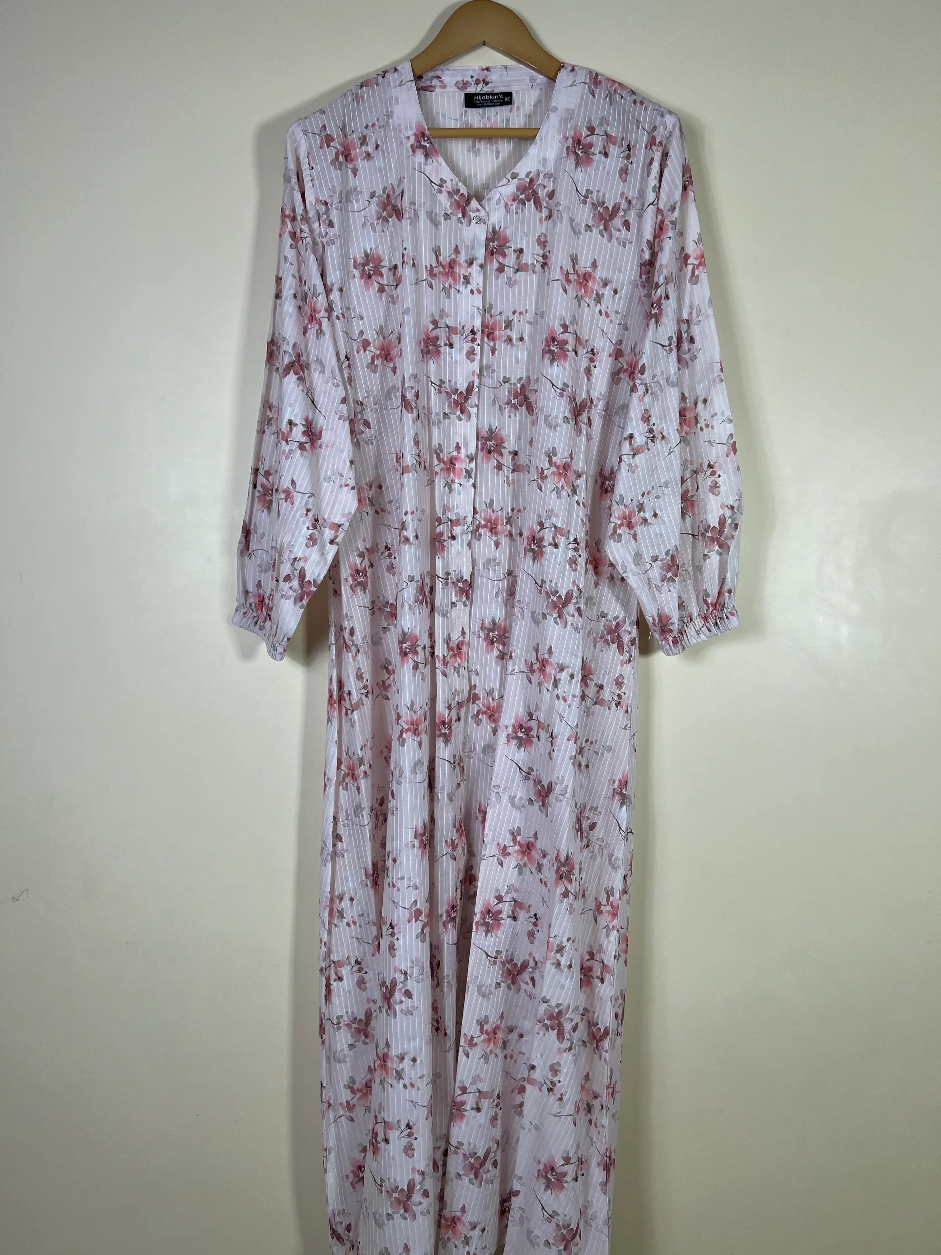 Soft Pink - Arabic Lawn Abaya HJ1683