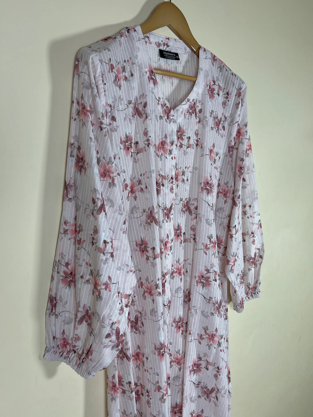 Soft Pink - Arabic Lawn Abaya HJ1683