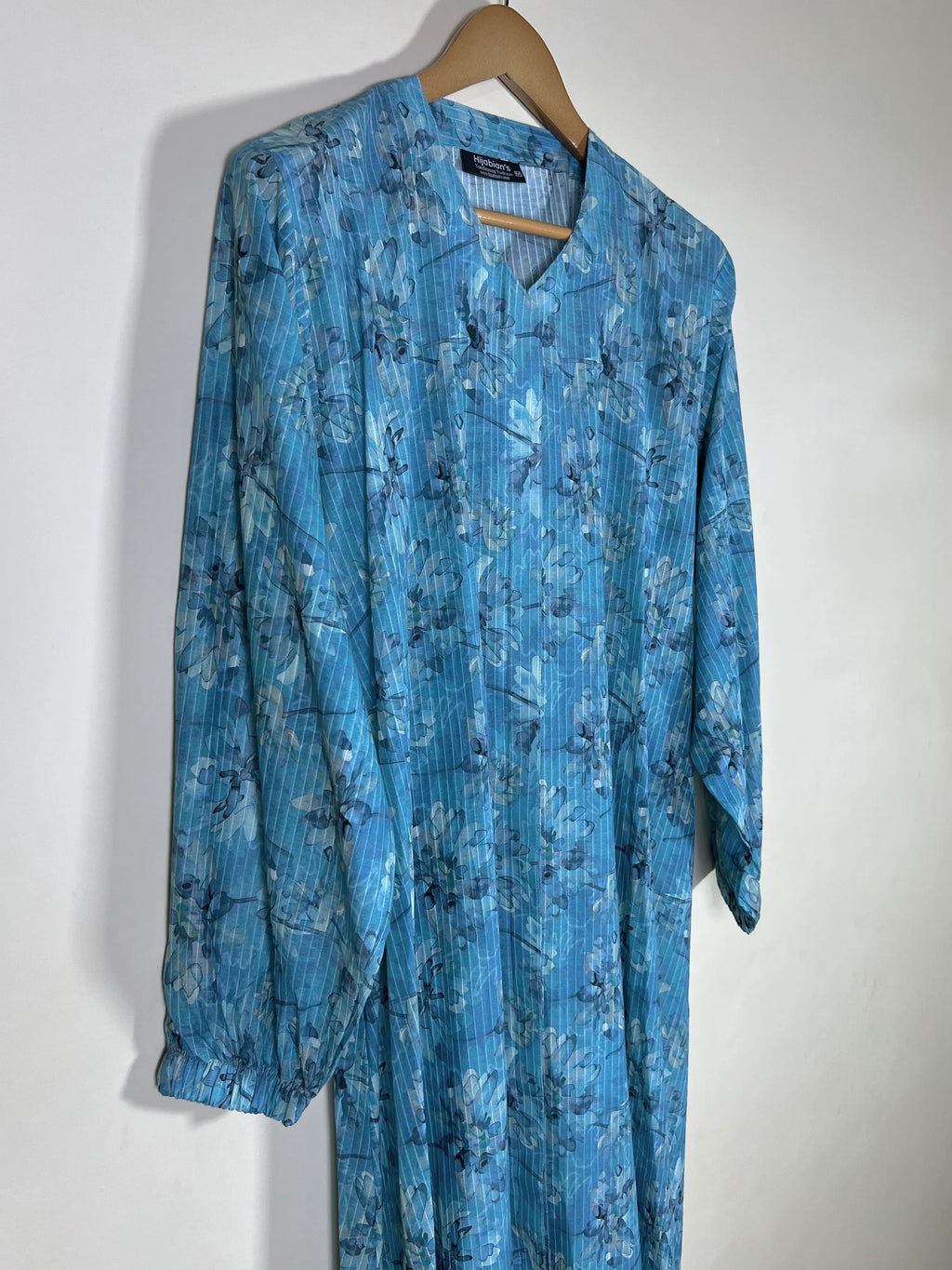 Sky Blue - Arabic Lawn Abaya HJ1684