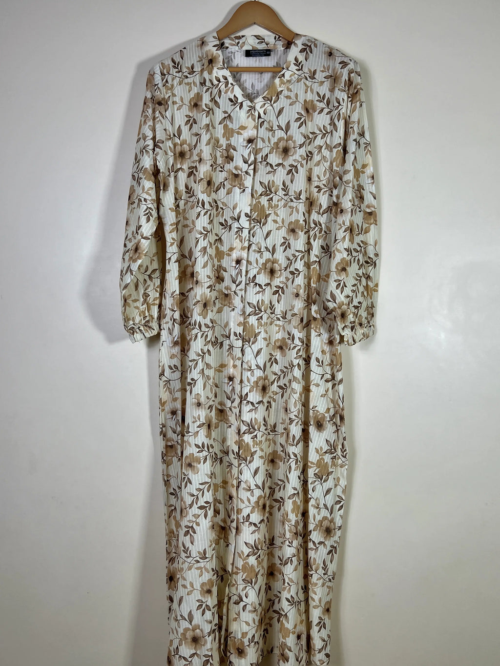 Beige Cream - Arabic Lawn Abaya HJ1690