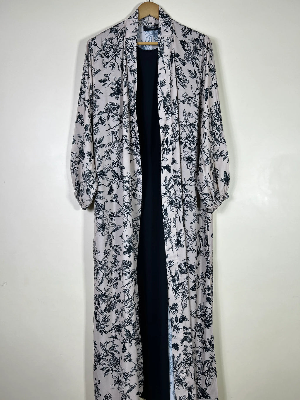 Ivory - Attached Inner Chic Abaya HJ1695