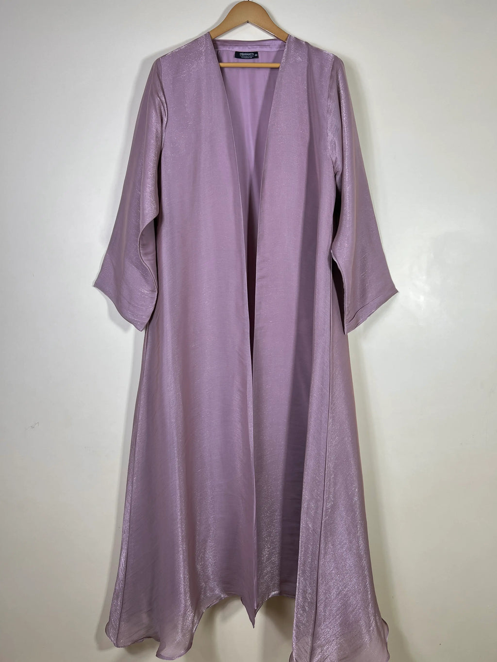 Lavender Mist -  Zareen Crinkle Silk Abaya HJ1706