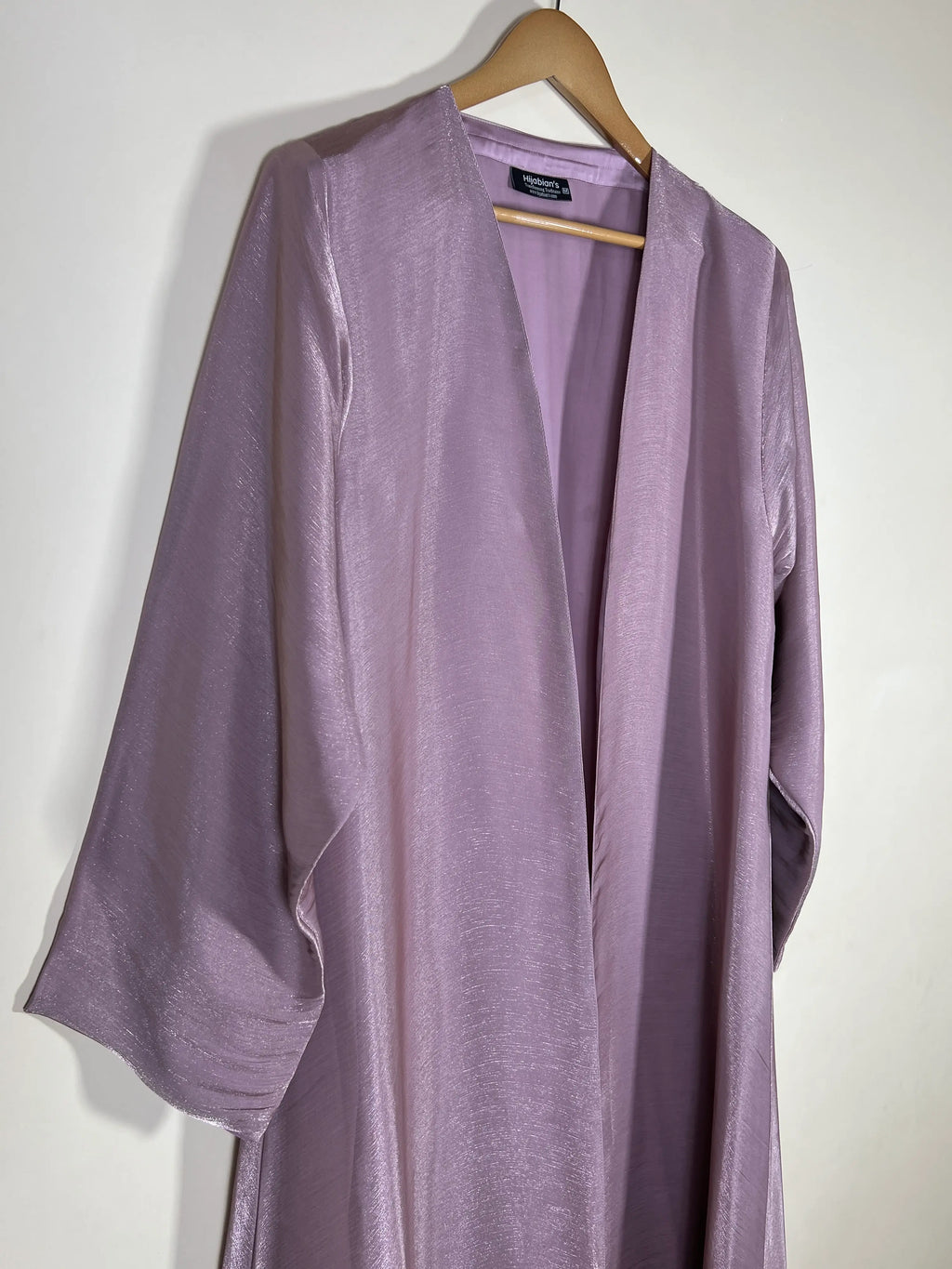 Lavender Mist -  Zareen Crinkle Silk Abaya HJ1706