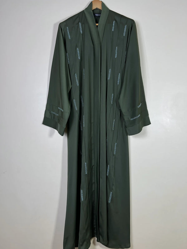 Olive Green - Yasmin Abaya HJ1697