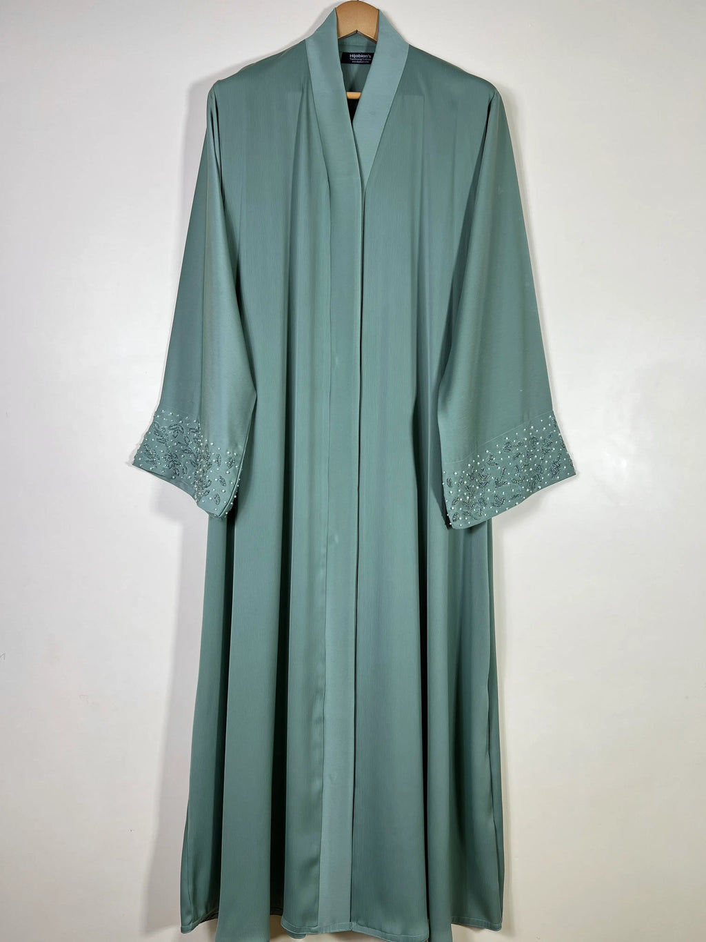 Sage Green - Majesty of Handwork Abaya HJ1698