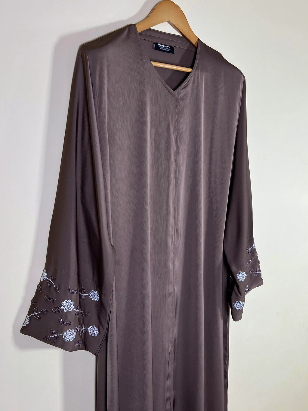 Mocha Taupe - Ravina Handwork Abaya HJ1700