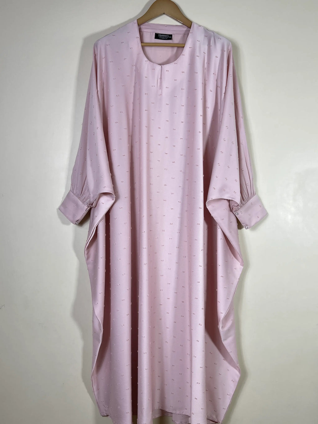 Rosé Ditsy Abaya HJ1704