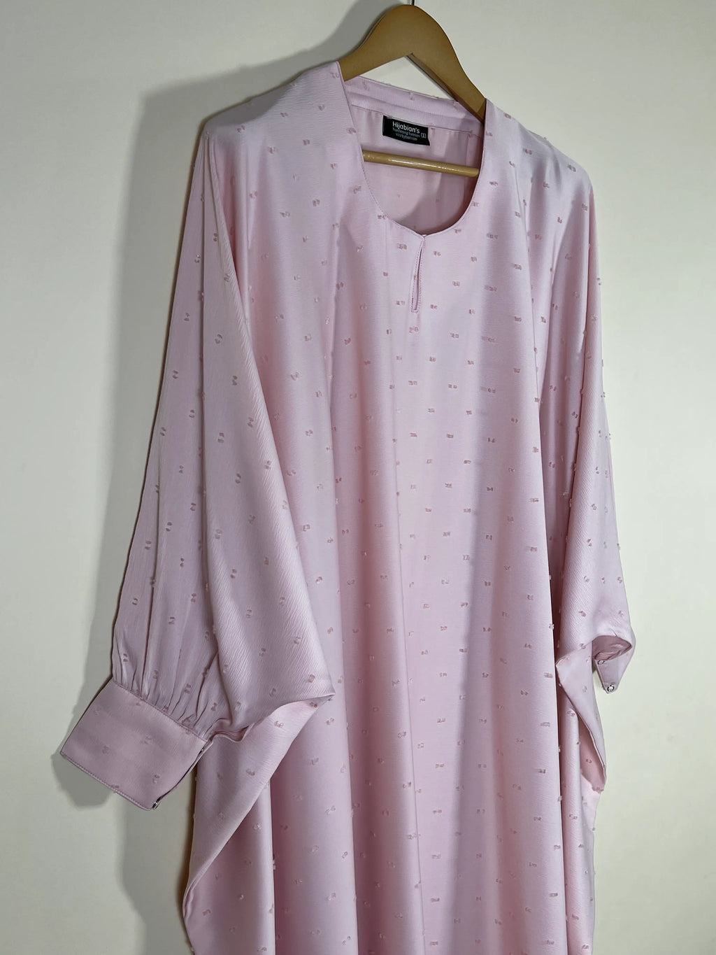 Rosé Ditsy Abaya HJ1704
