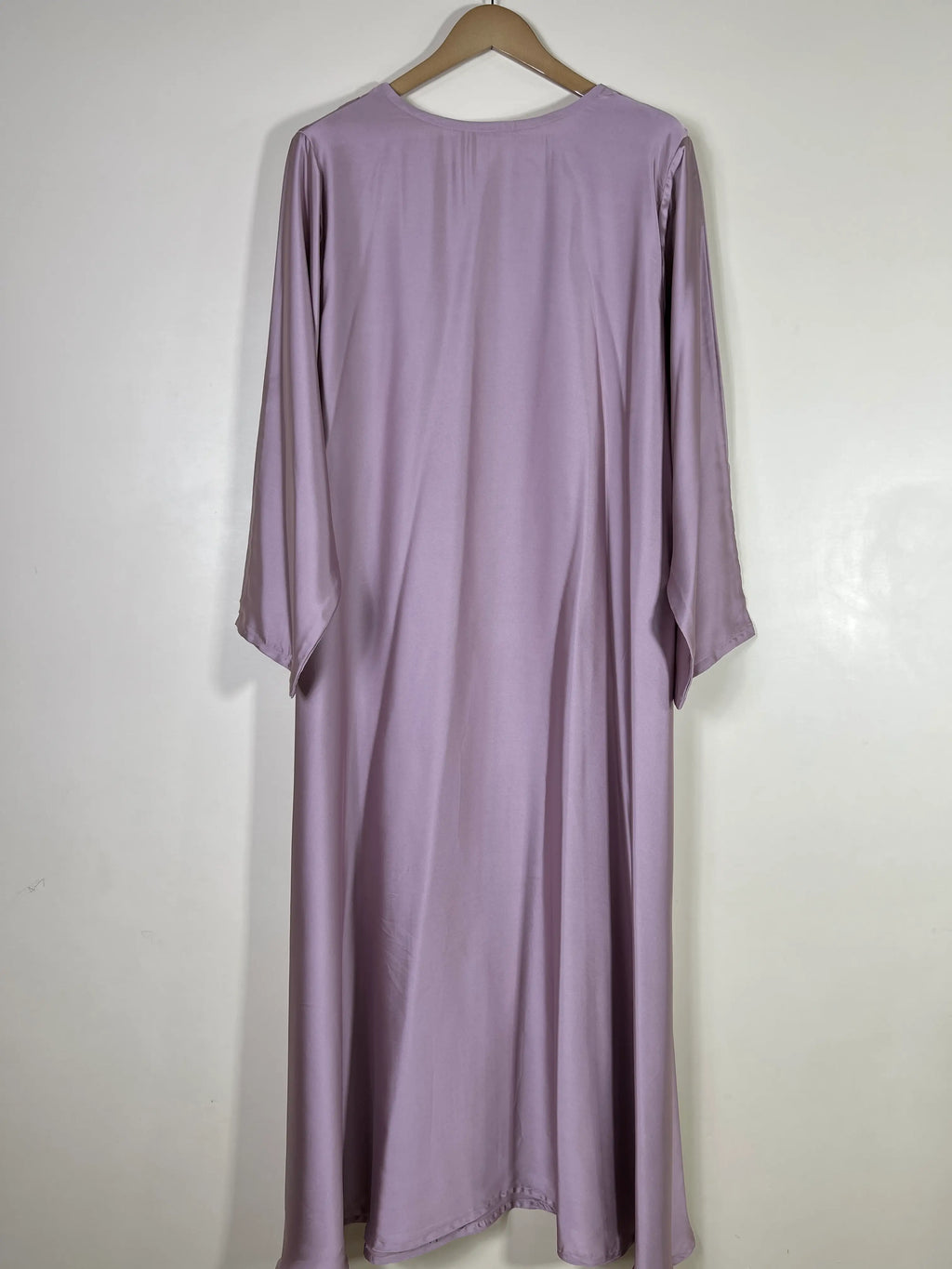 Lavender Mist -  Zareen Crinkle Silk Abaya HJ1706