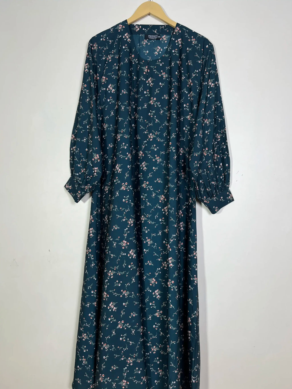 Dark Jade - Floral Maxi Abaya HJ1341