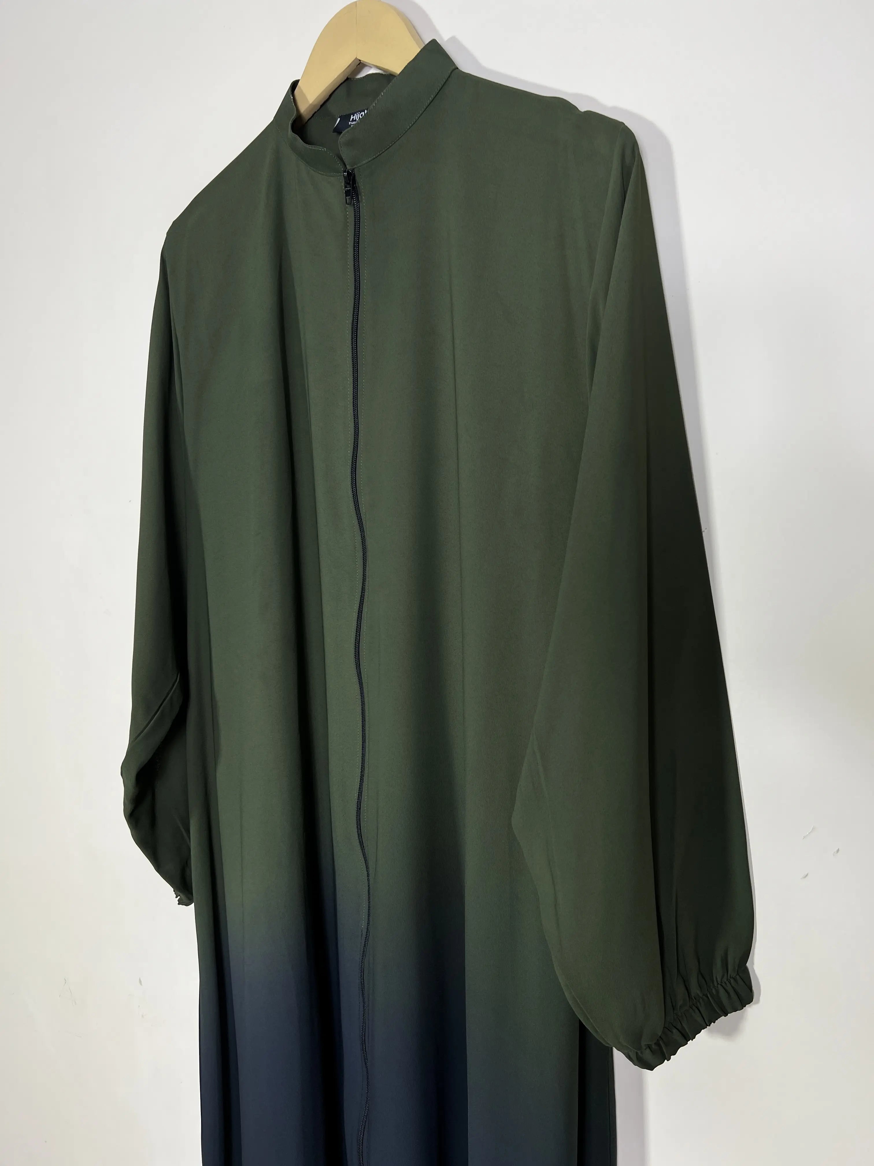 Olive Green - Dual Essence Abaya HJ1477