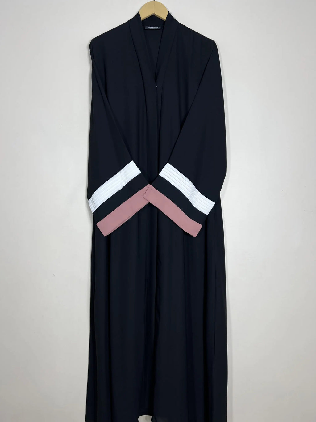 Flamingo - White Pleated Modest Abaya HJ0904