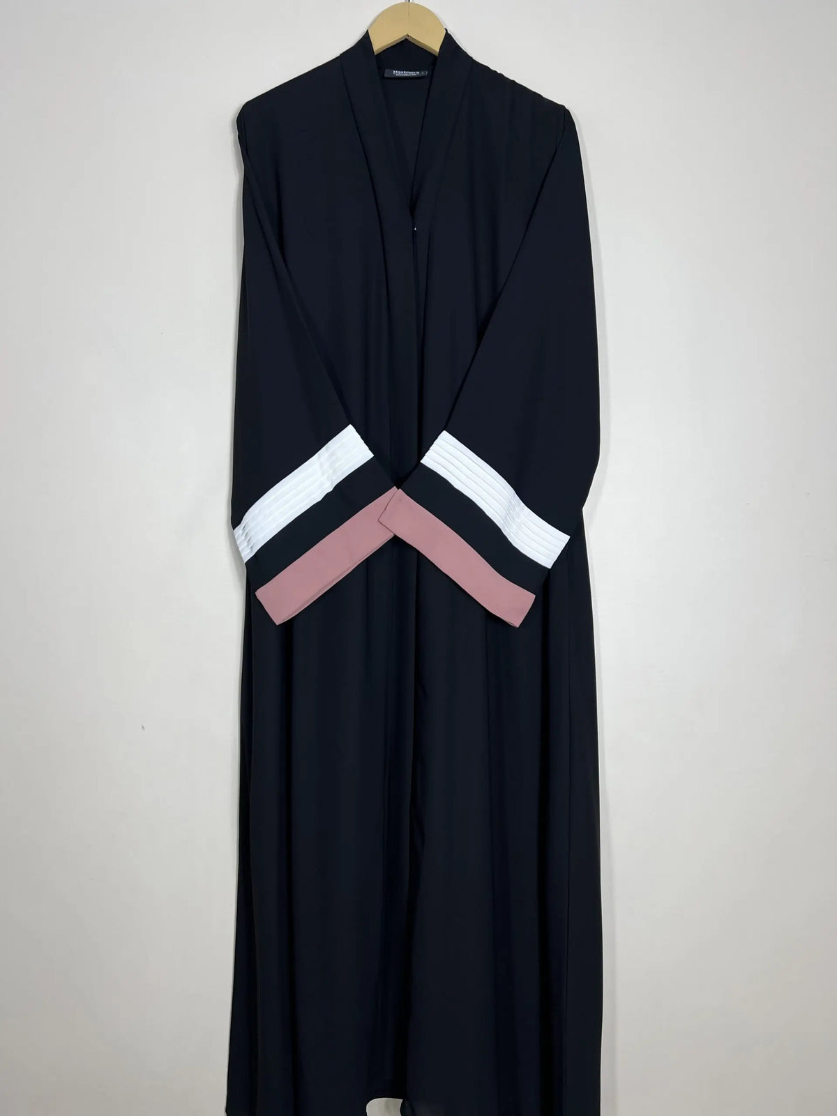 Flamingo - White Pleated Modest Abaya HJ0904 Main image