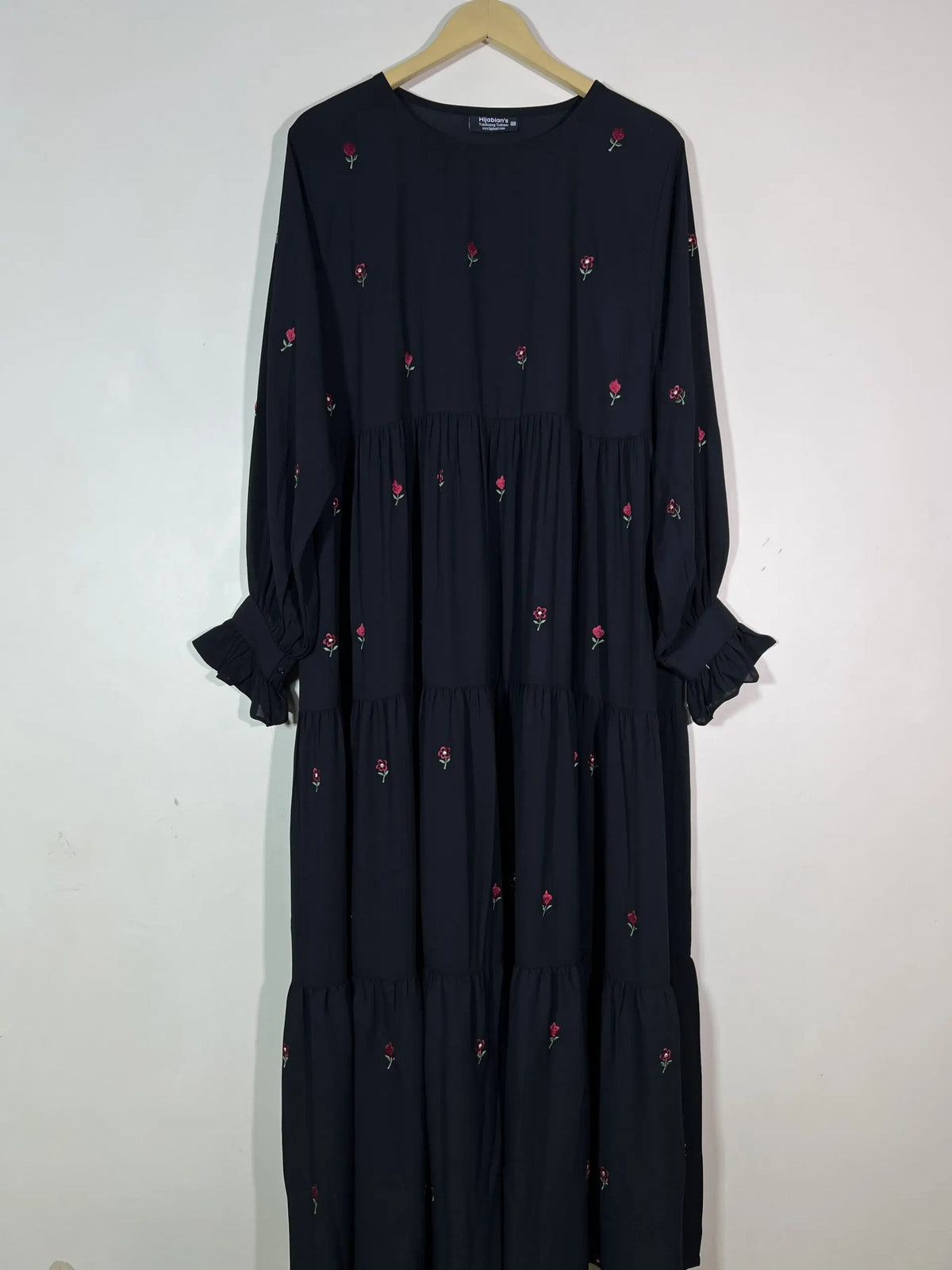 Black - Safiyyah Abaya HJ1296 Main image