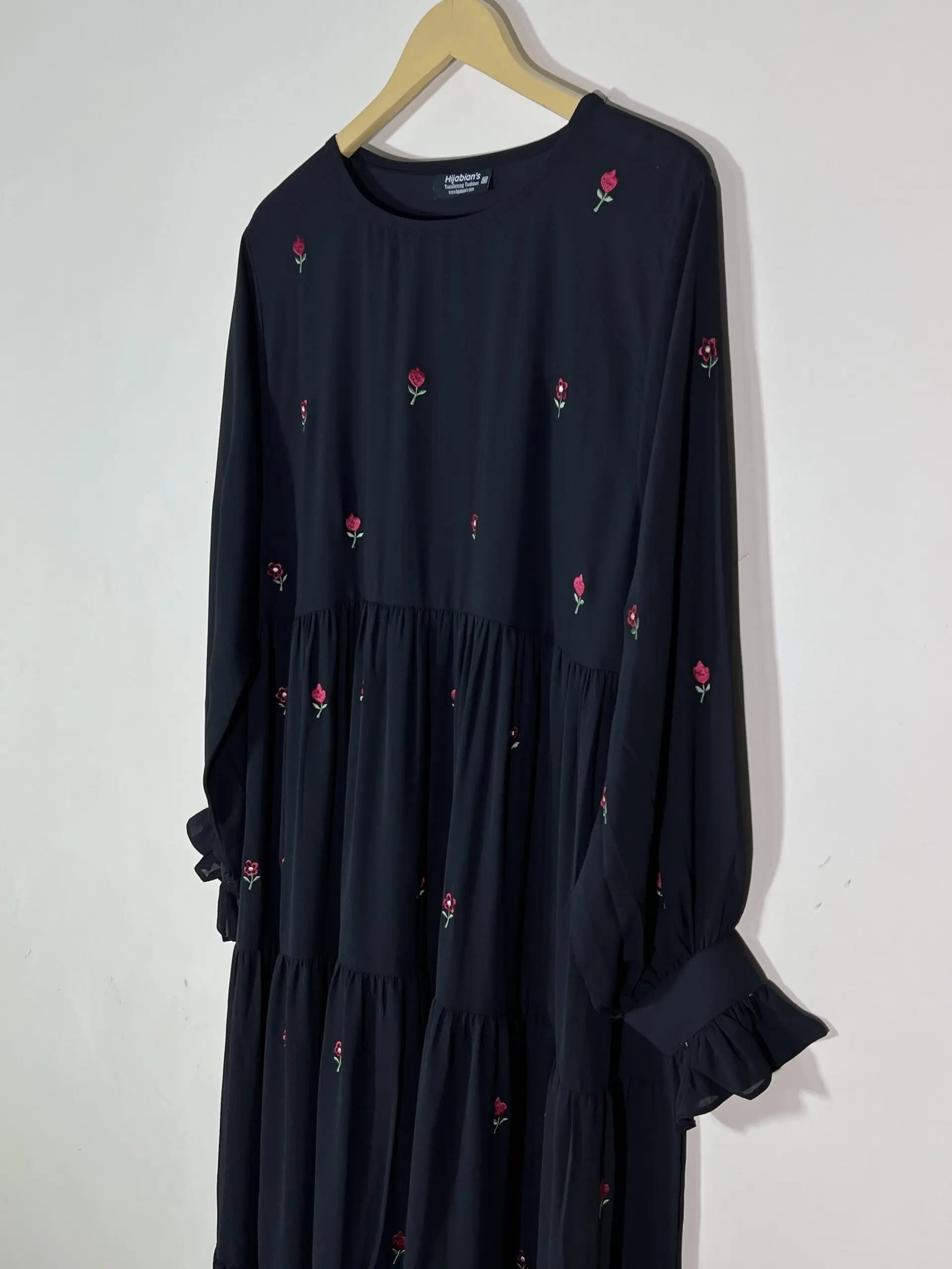 Black - Safiyyah Abaya HJ1296 Secondary image