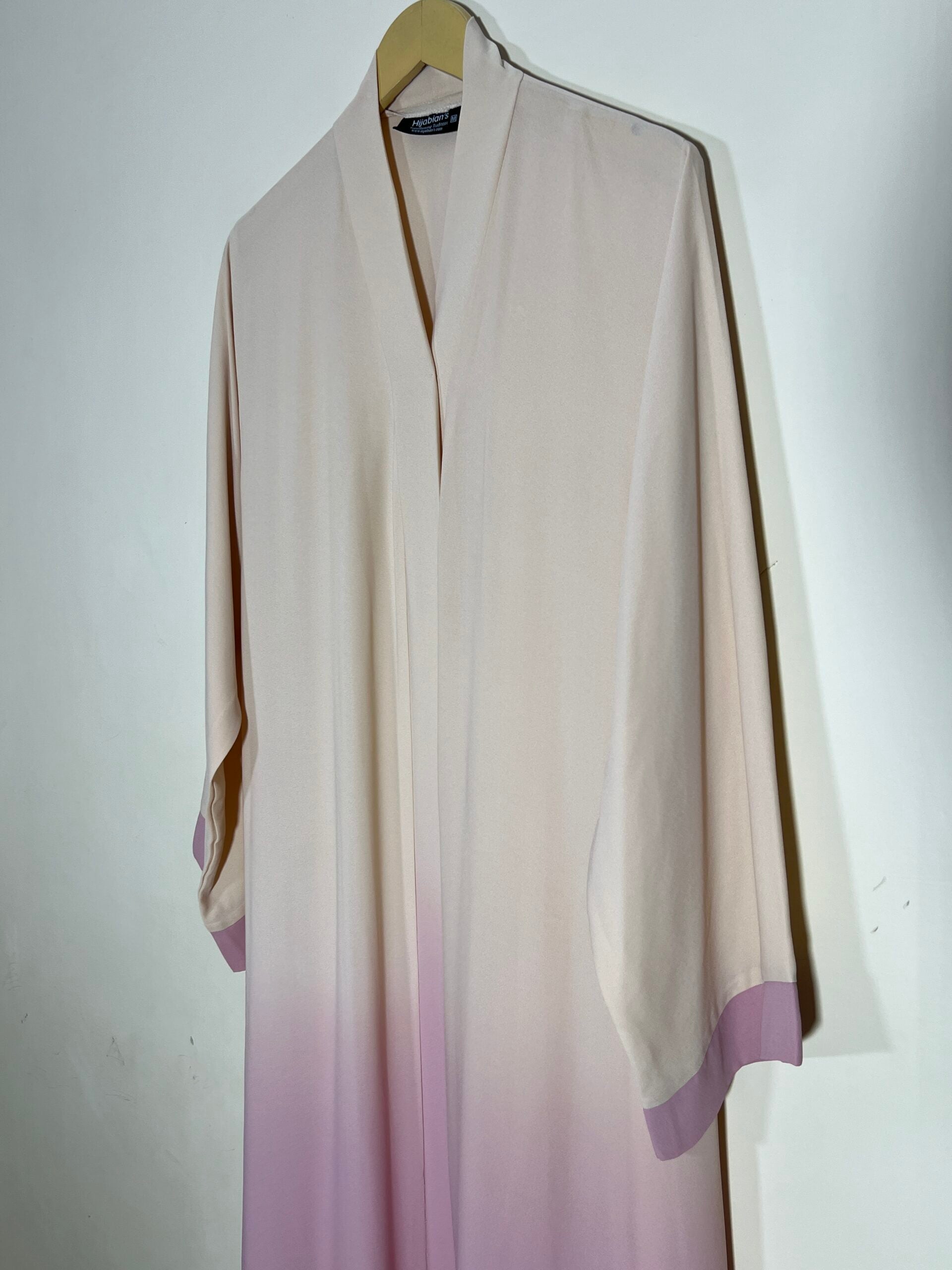 Blush Rose Ombre Front Open Abaya