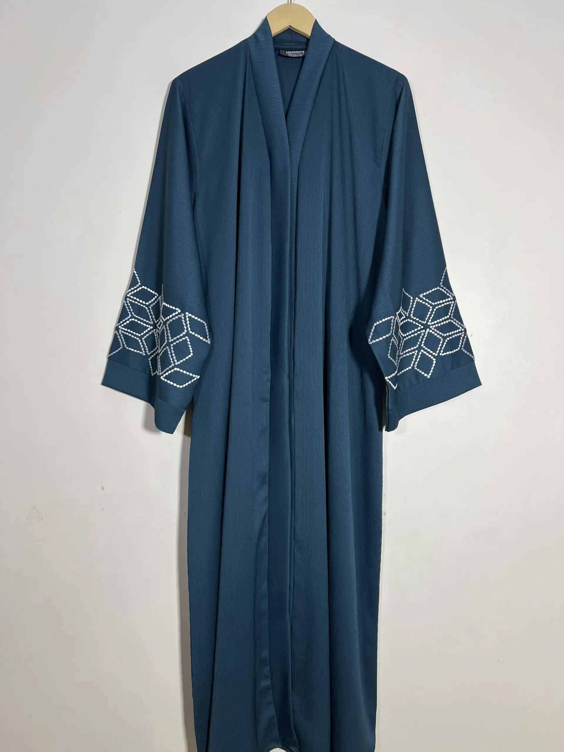 Teal Blue - Sapphire Luxe Abaya HJ1290