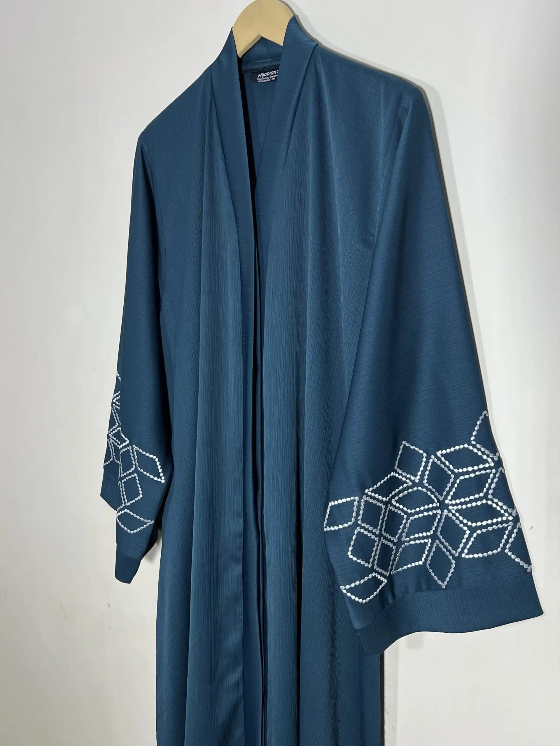 Teal Blue - Sapphire Luxe Abaya HJ1290