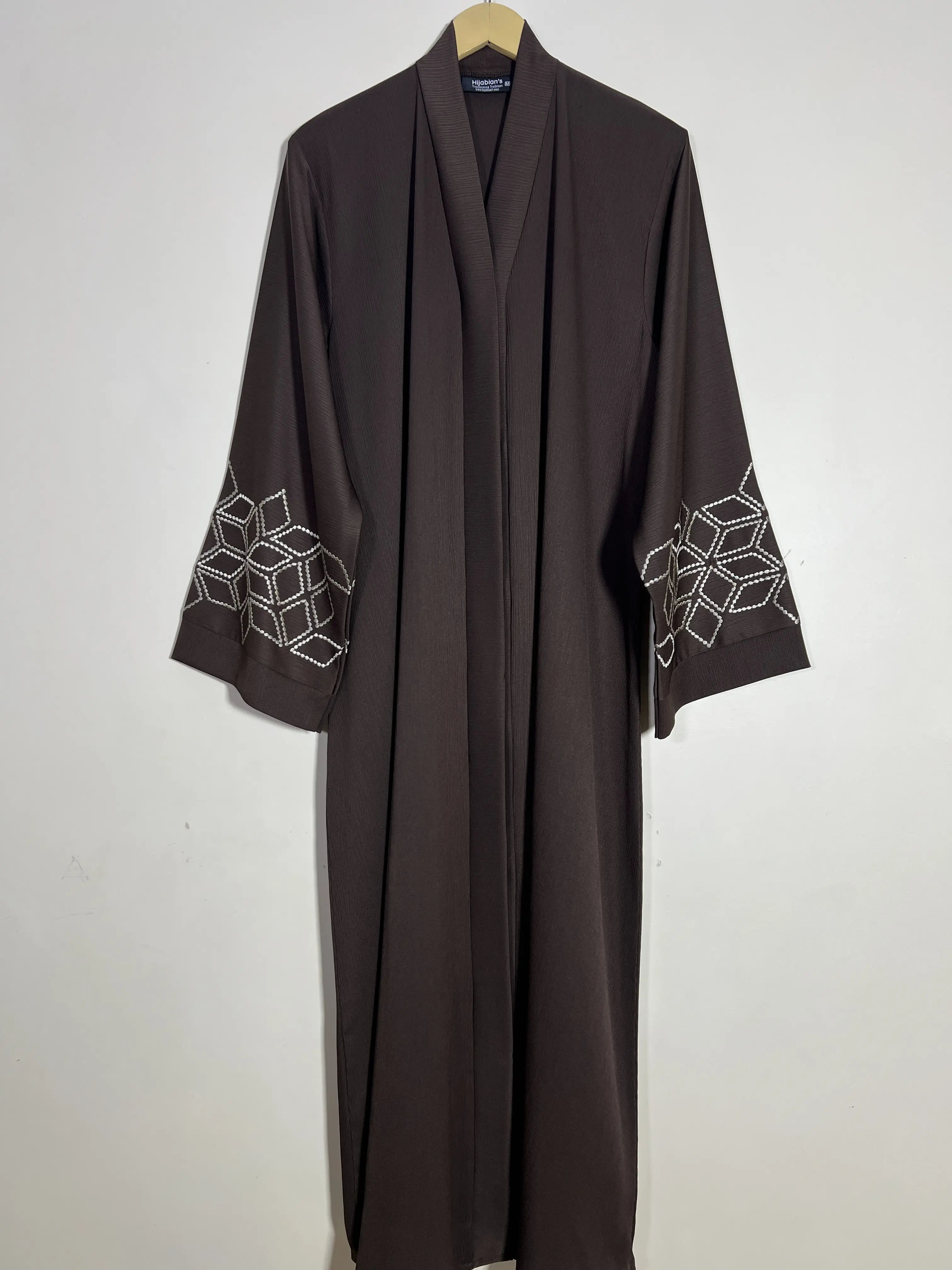 Brown - Sapphire Luxe Abaya HJ1410