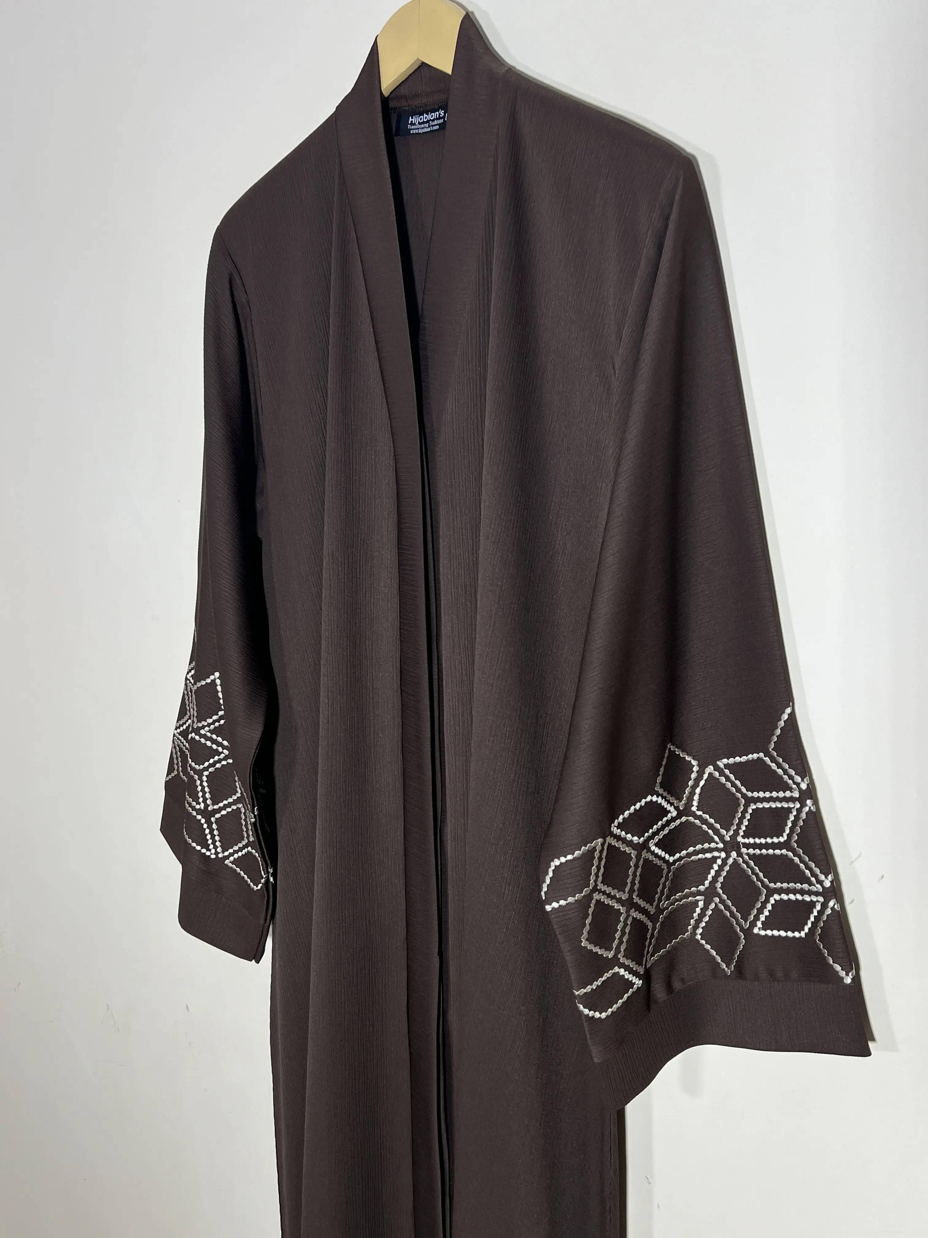Brown - Sapphire Luxe Abaya HJ1410 Secondary image