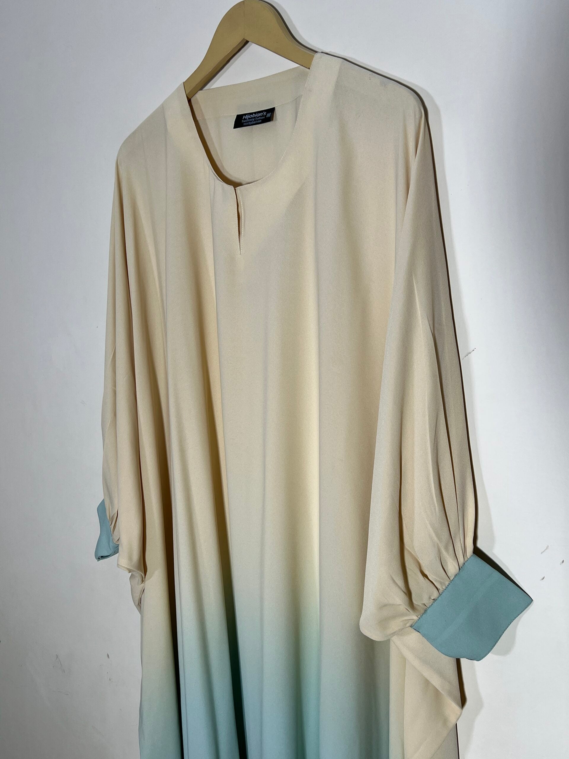 Sea Breeze Ombre Butterfly Abaya Secondary image