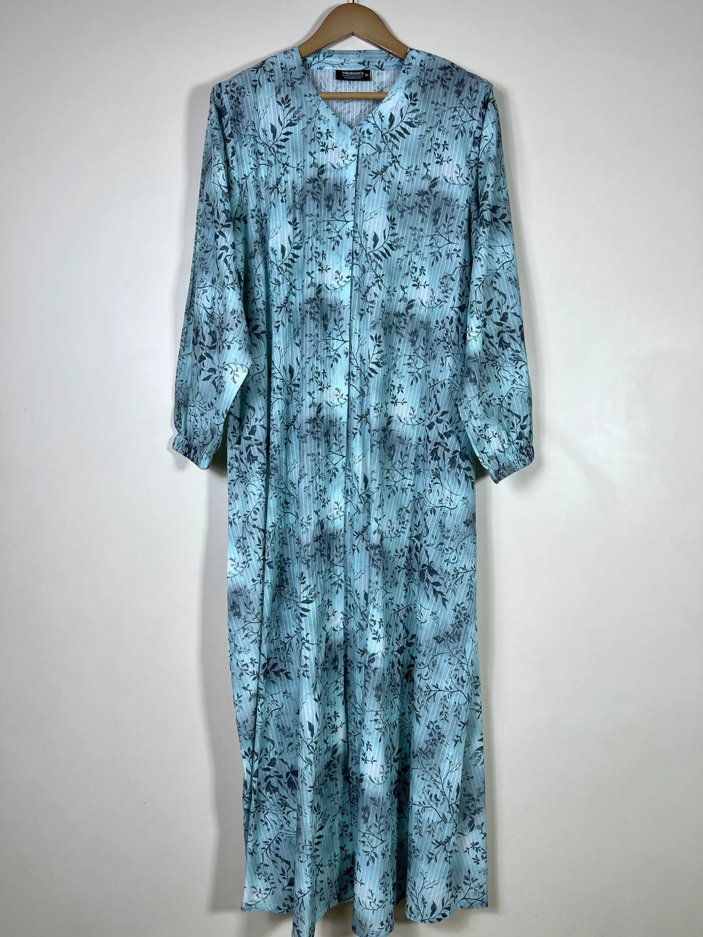Ice Blue - Arabic Lawn Abaya HJ1728