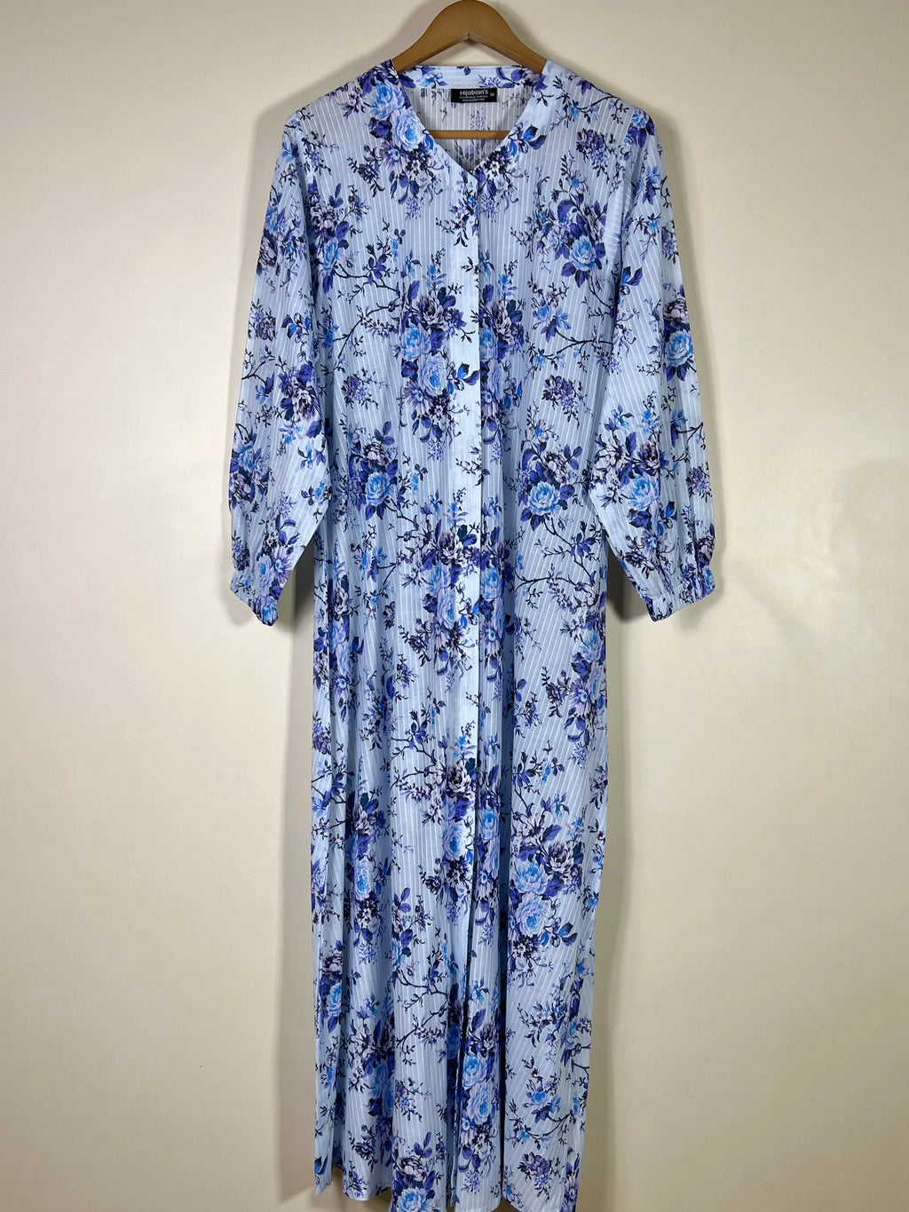 Cornflower Blue - Arabic Lawn Abaya HJ1730