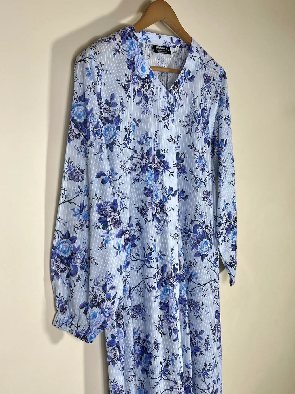 Cornflower Blue - Arabic Lawn Abaya HJ1730