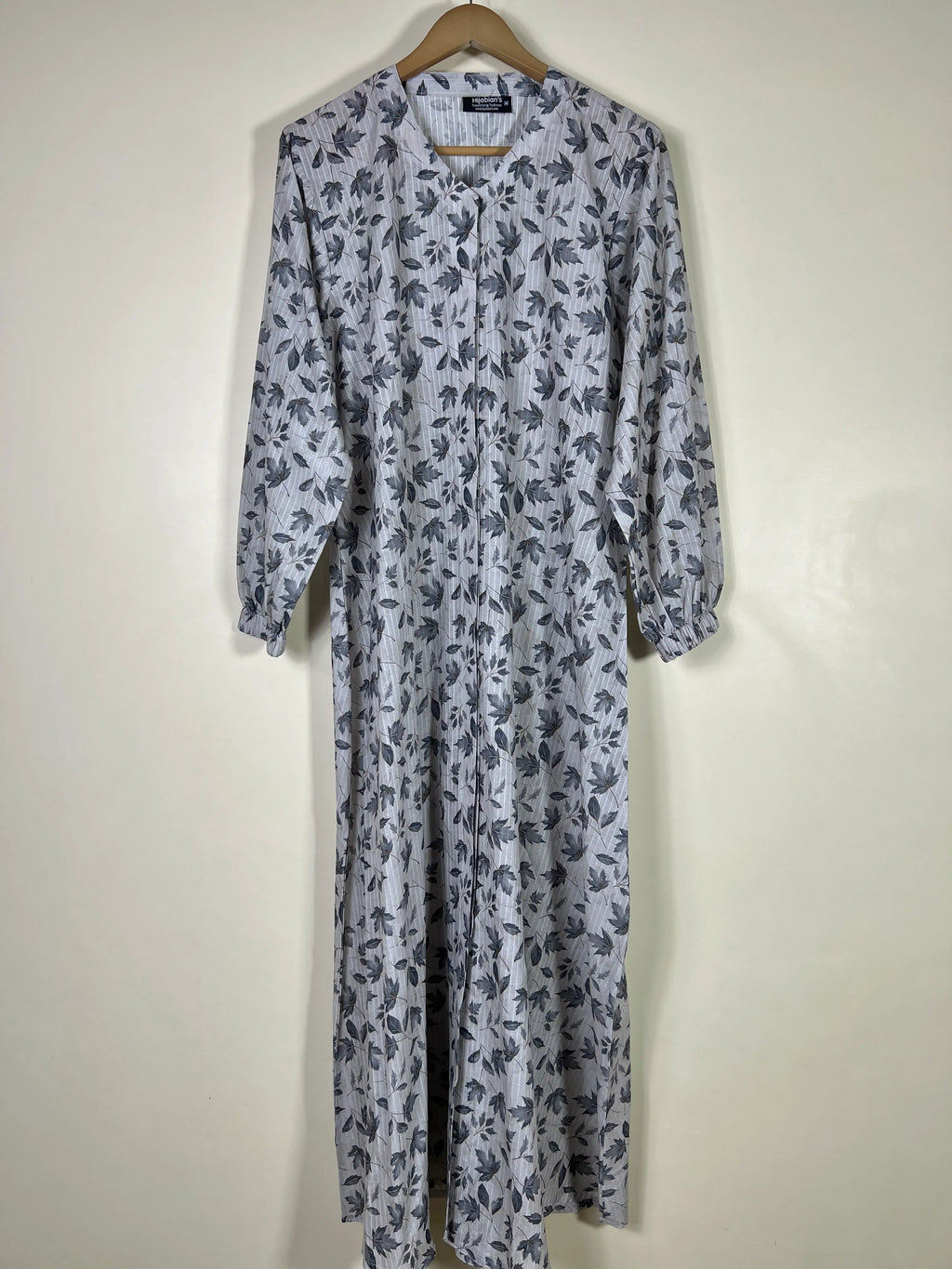 Slate Grey - Arabic Lawn Abaya HJ1733